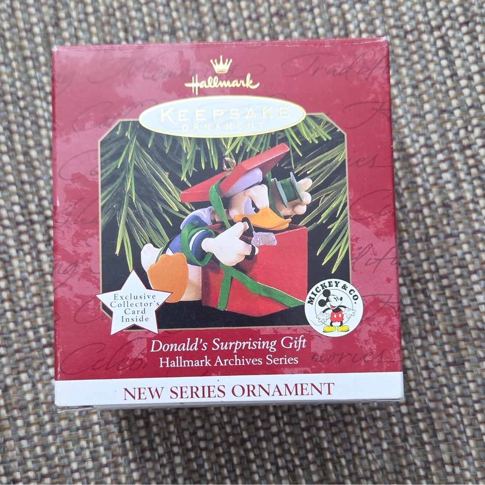 Hallmark 1997 Donald's Surprising Gift Archives Series #1 Keepsake Ornament